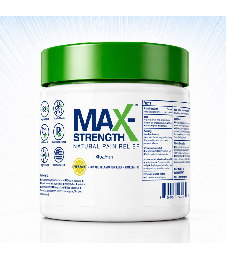 Max-Strength 4oz Tub - Lemon