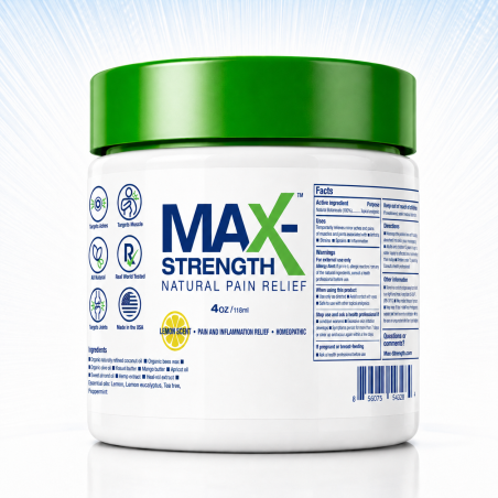 Max-Strength 4oz Tub - Lemon